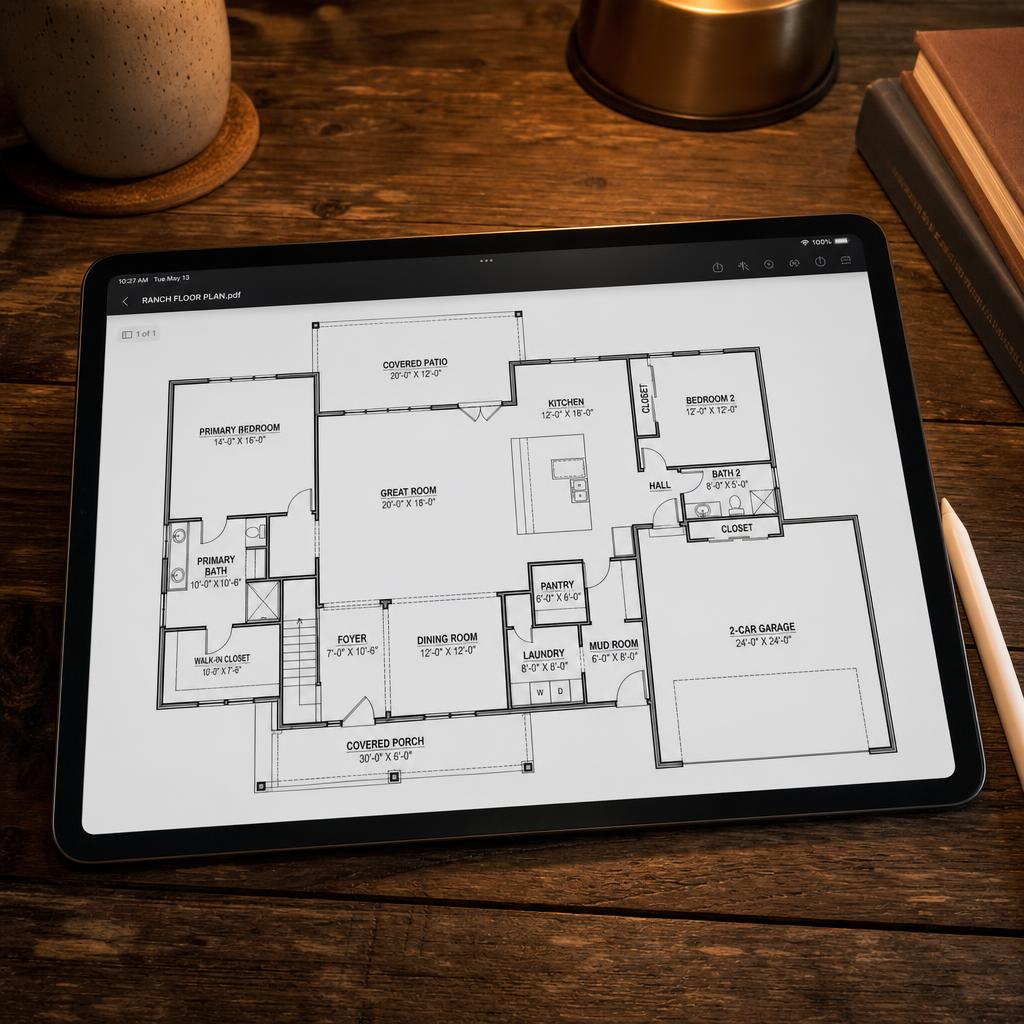Digital access on tablet